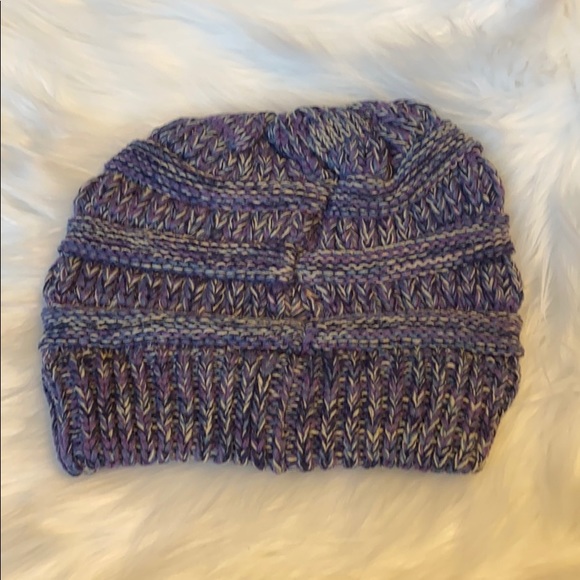 NWT CC purple mix beanie - Picture 2 of 2
